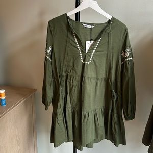 NEW Zara green dress